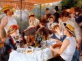 El maestro del almuerzo de la fiesta en bote Pierre Auguste Renoir